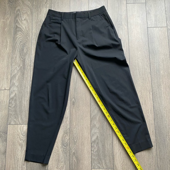 Banana Republic High-Rise Tapered Dress Pant Black Sz 4 - Picture 6 of 6